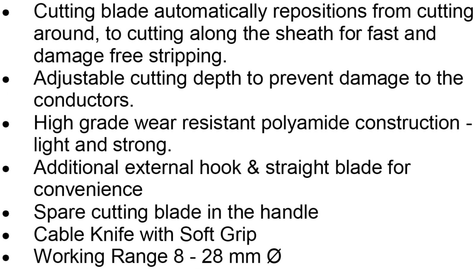 מסירי מקלפי בידוד לכבלים גוקרי ג'וקרי JOKARI 10280